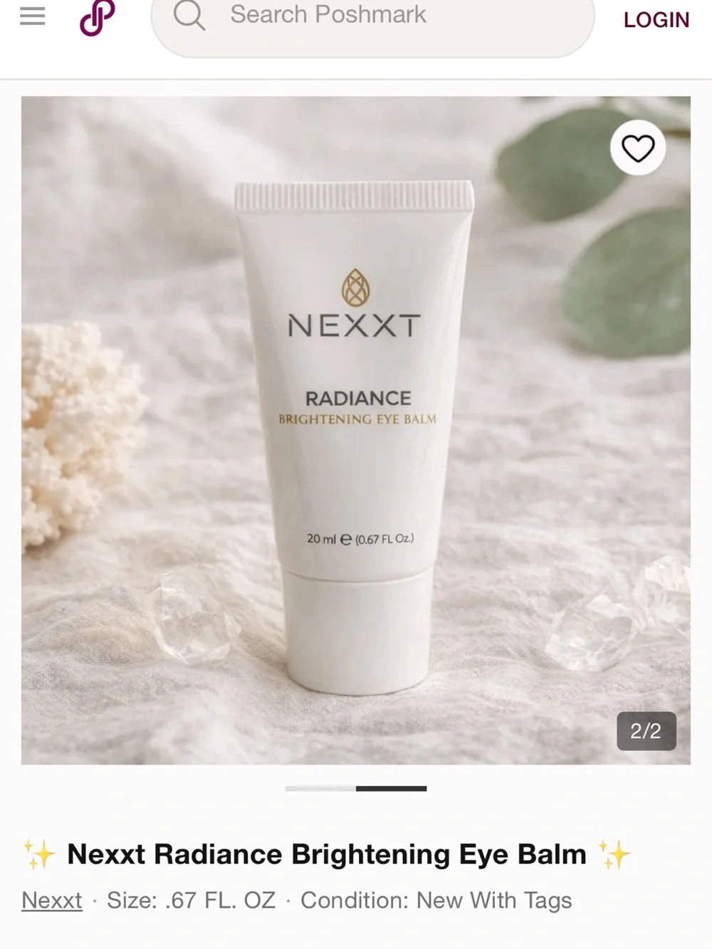 Nexxt Radiance Brightening Eye Balm.